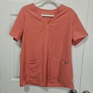 Figs Casma Scrub Top L